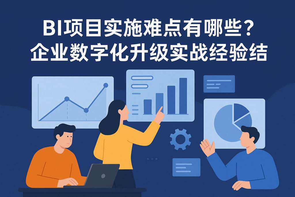 BI项目实施难点有哪些？企业数字化升级实战经验总结"